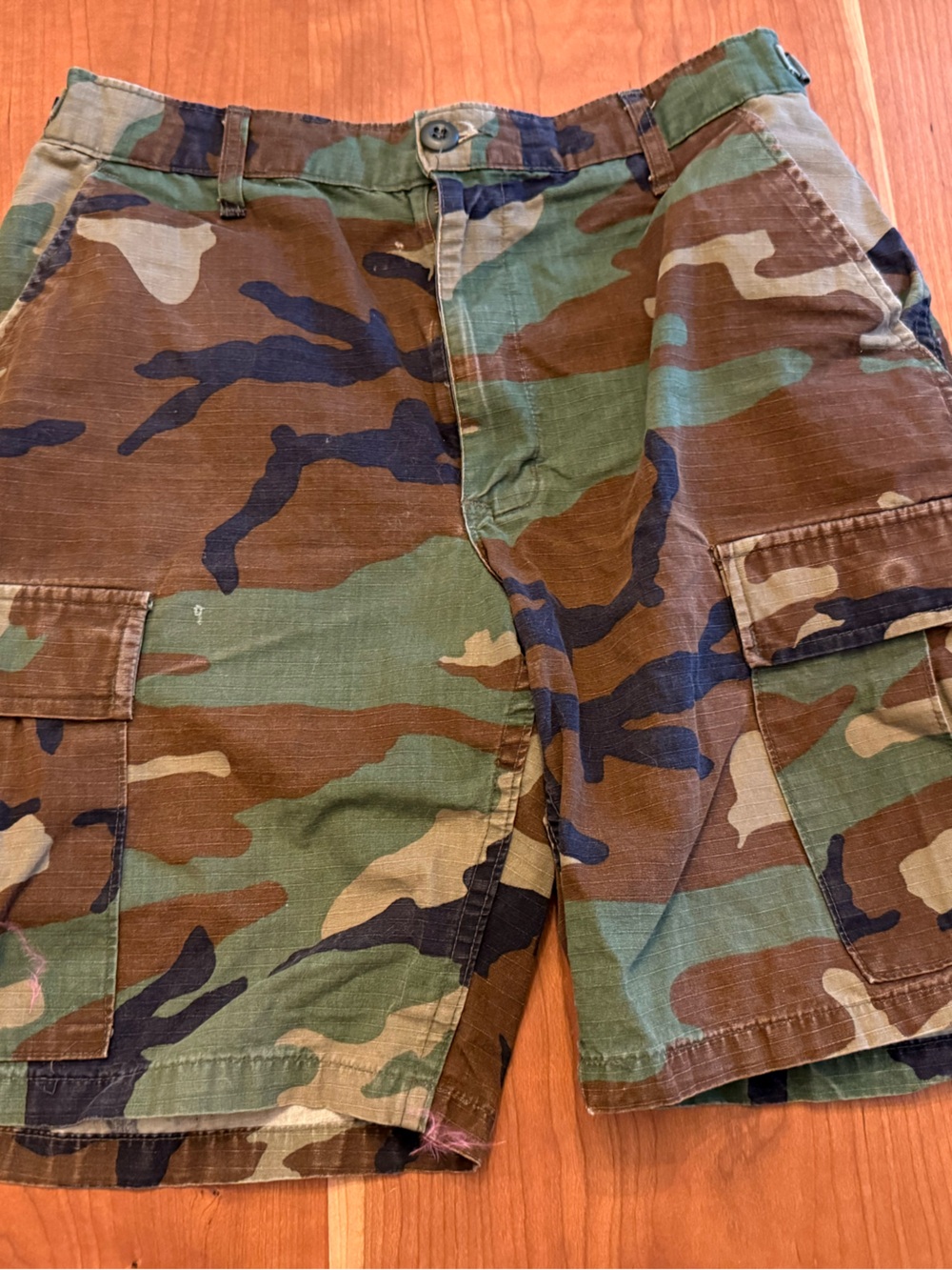 Men's Camouflage Cargo Shorts - Classic Camo ripstop